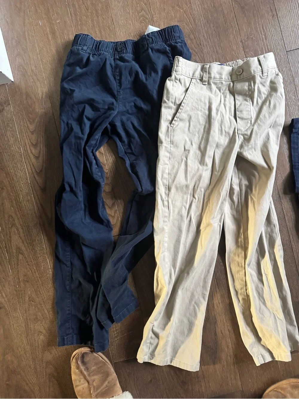 Boys Navy and Khaki uniform Pants - Classic Everyday Trousers